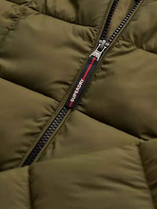 Стеганая куртка Superdry, Chive Green — фото 3