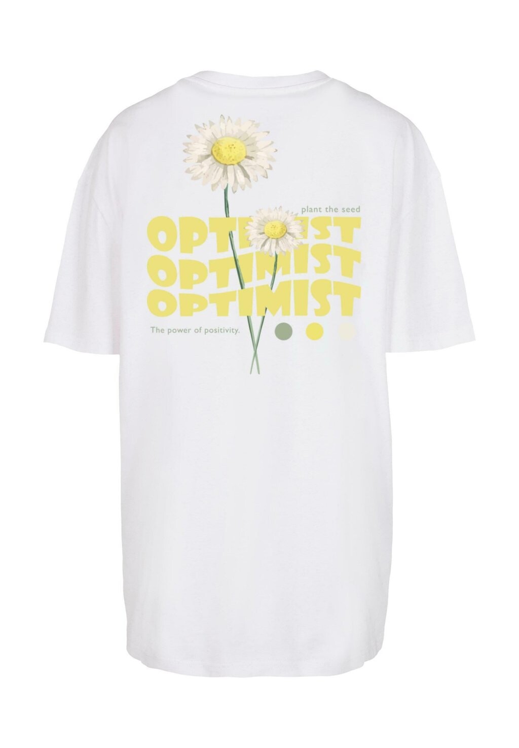 

Футболка с принтом SUMMER-OPTIMIST BOYFRIEND Merchcode, белый