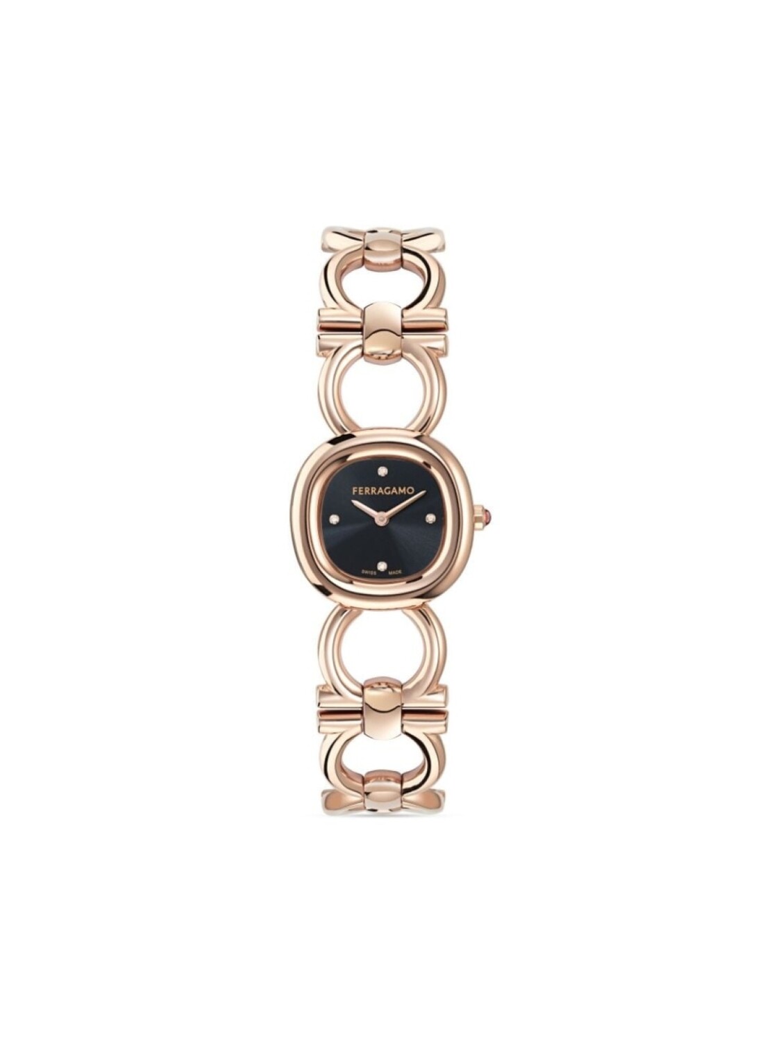 

Наручные часы Ronda Quartz 25 мм Ferragamo, черный