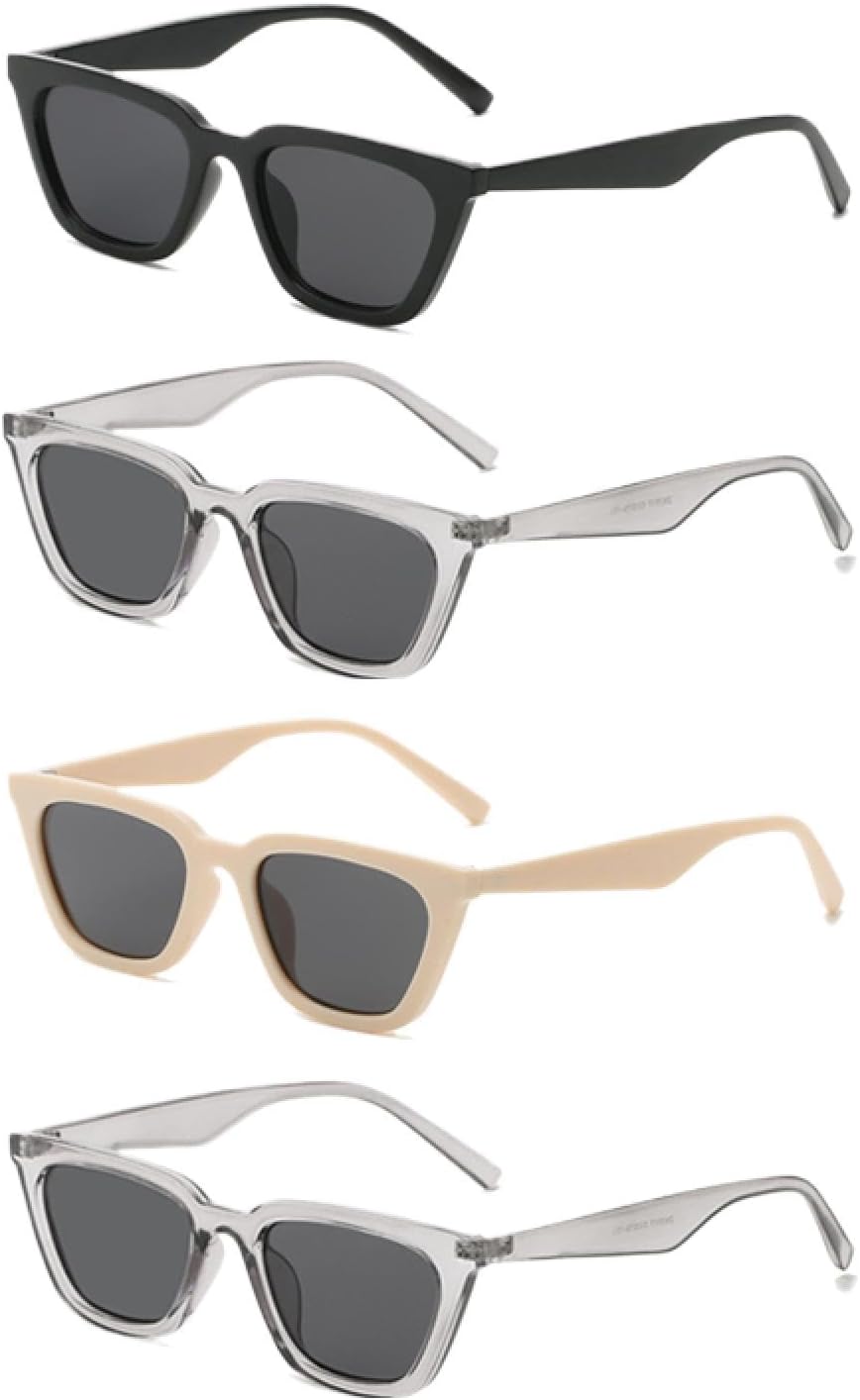 

Солнцезащитные очки с защитой от УФ-излучения UV400 | Легкая оправа "кошачий глаз" | Для женщин и мужчин, для занятий спортом на открытом воздухе и вождения DSVIGF, 4pcs Z10