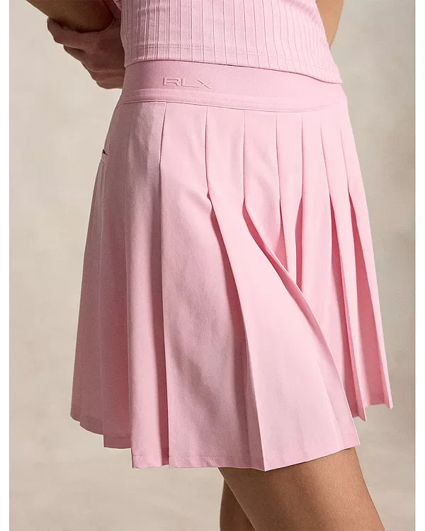 Плиссированная юбка-шорты А-силуэта Ralph Lauren, Pink — фото 4