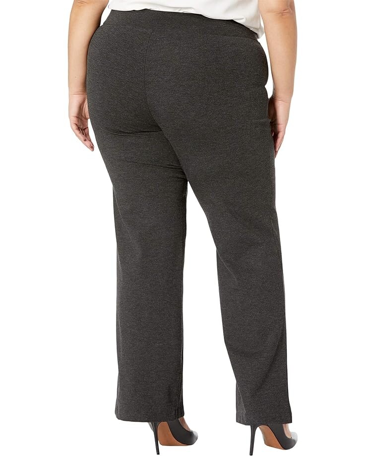 

Брюки NYDJ Straight Leg Pull-On Pants, цвет Charcoal Heathered