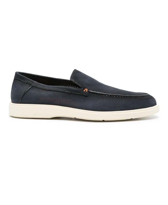 

Повседневные закрытые лоферы Santoni, синий