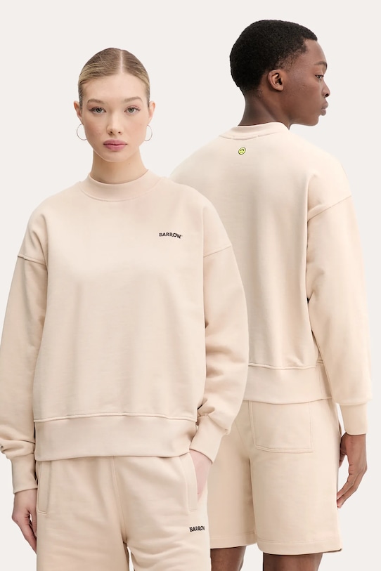 

Хлопковая толстовка Barrow, бежевый