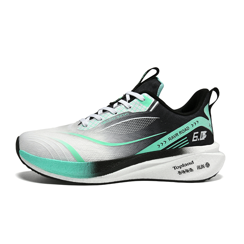 

Topland Низкие кроссовки для бега унисекс черно-зеленые F11, цвет Black Green F11