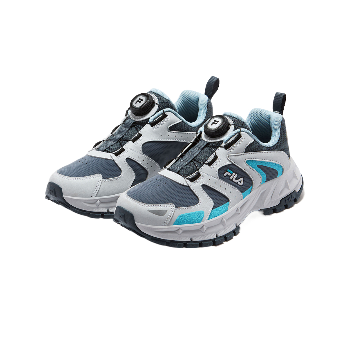 FILA KIDS Низкие кроссовки Performance FPH для активного отдыха Ocean Storm Blue/Sun Stone Gray детские — фото 4