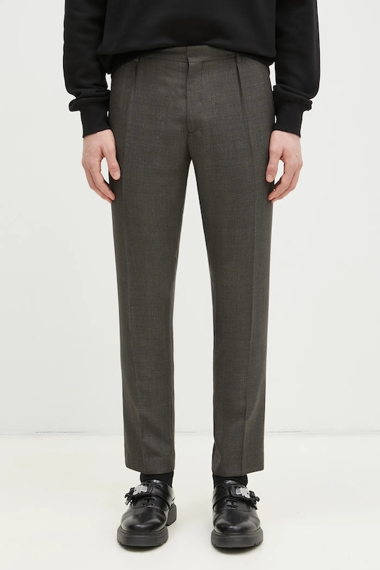 

Шерстяные брюки Paul Smith, зеленый