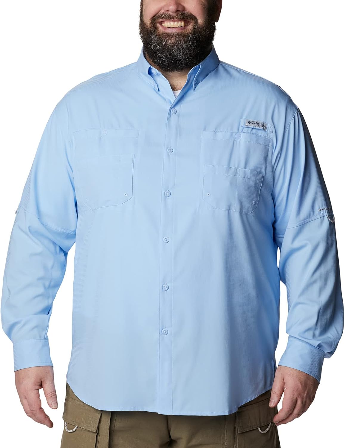 

Рубашка Columbia Mens PFG Tamiami II с длинным рукавом, Sail