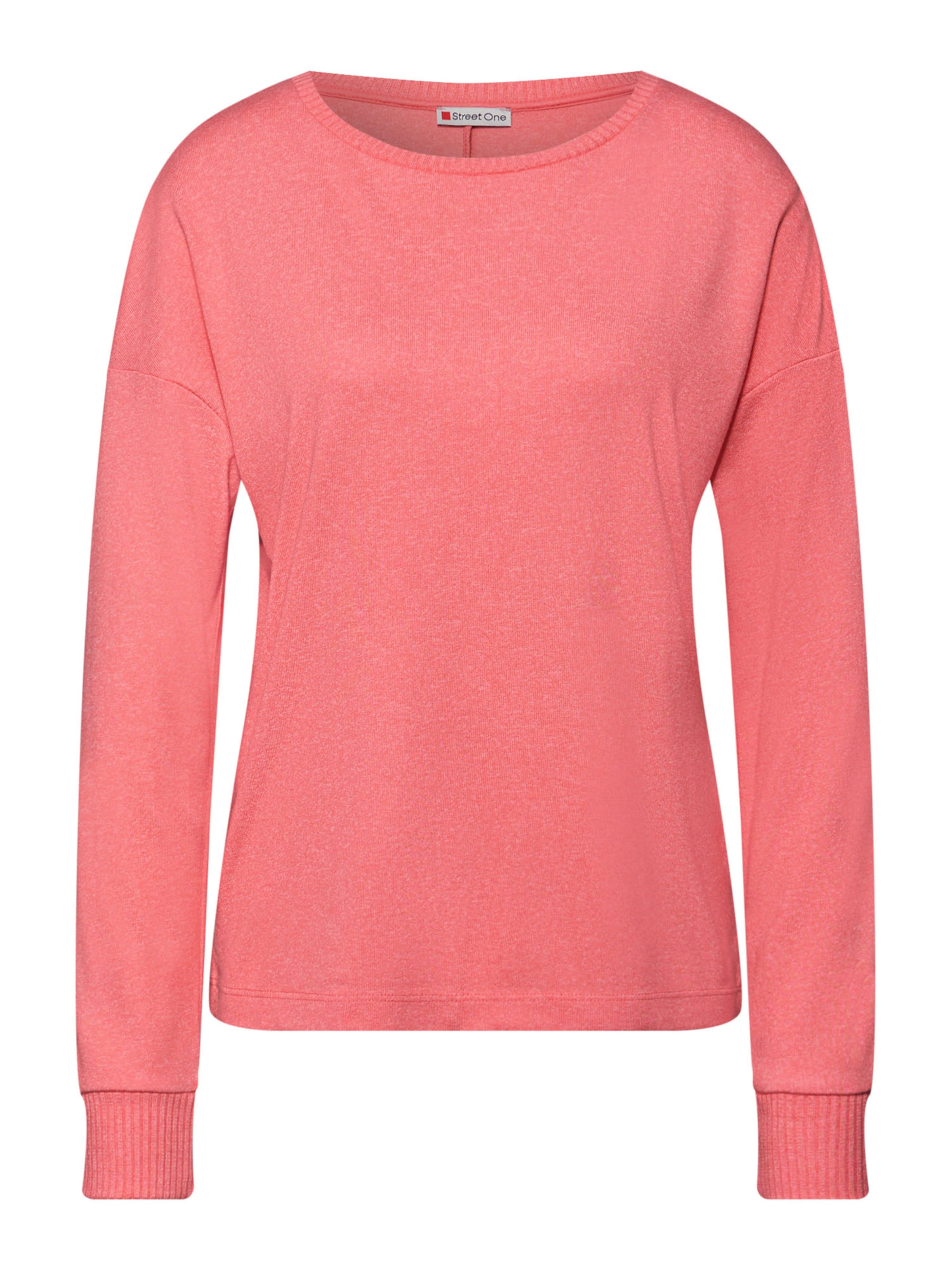 

STREET ONE Лонгслив в розовом цвете