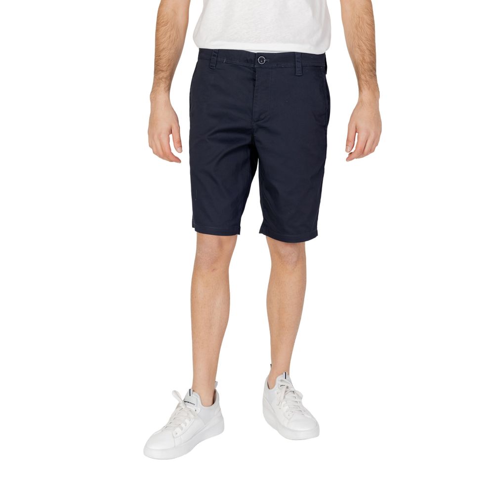 

Синие хлопковые шорты Armani Exchange