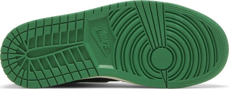 Кроссовки Wmns Air Jordan 1 Mid 'Lucky Green Aquatone', зеленый — фото 4