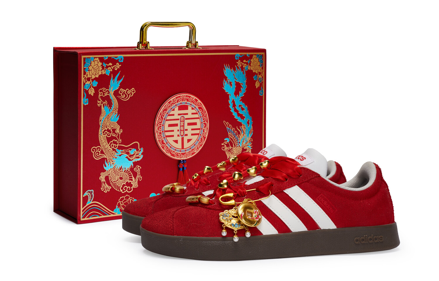 

Кроссовки для скейтборда унисекс с низким верхом белый/золотой Adidas Neo