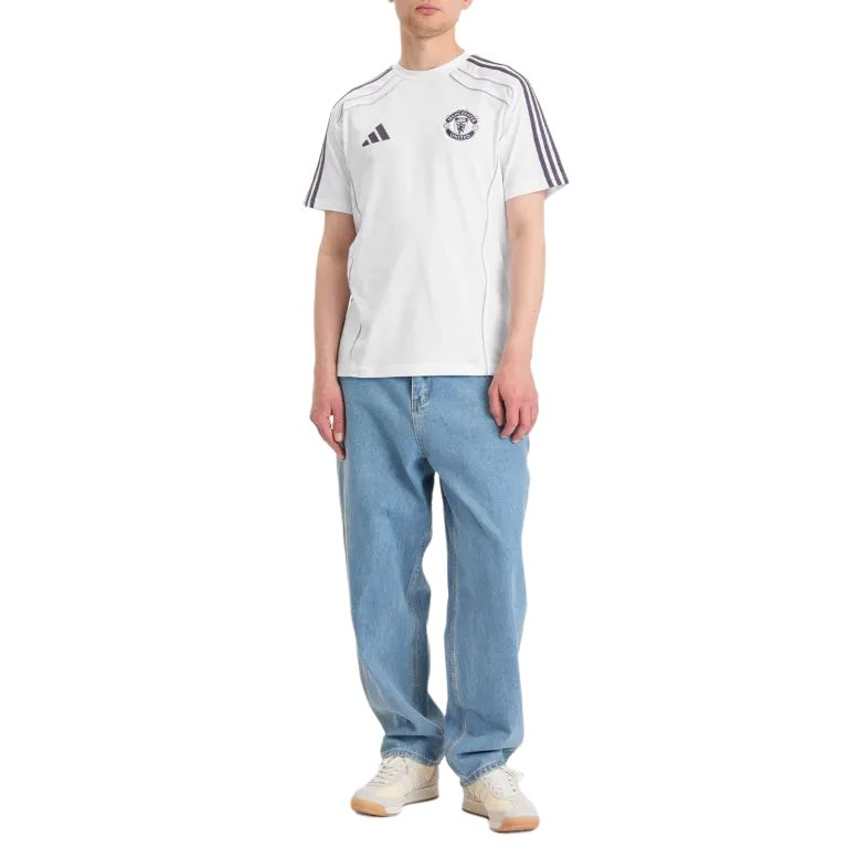 Футболка Manchester United мужская Adidas, белый — фото 3
