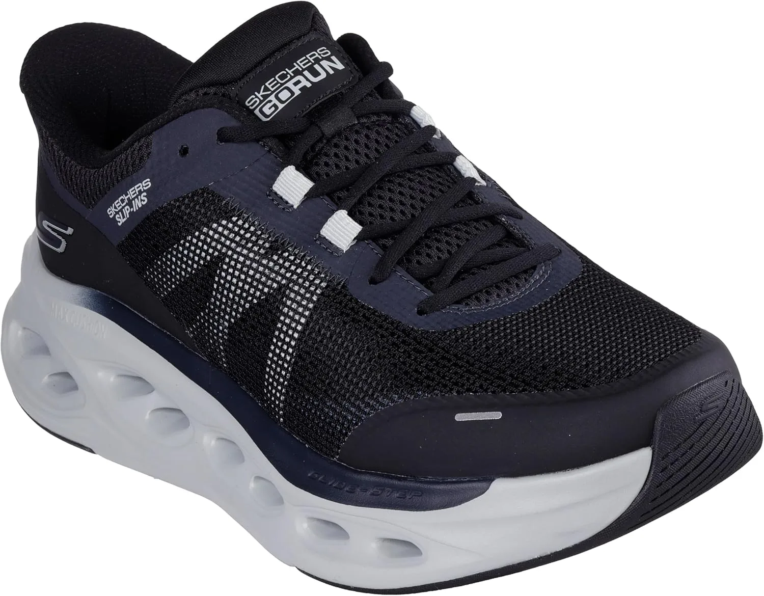 Мужские кроссовки Skechers Max Cushioning Glide-step, черный/серый