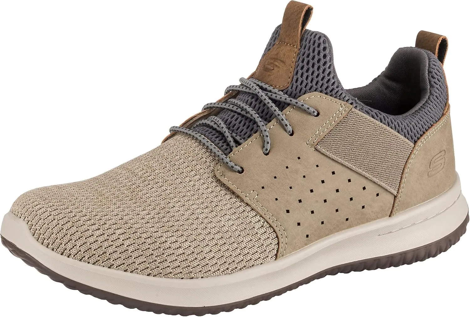 Мужские кроссовки Skechers Delson Camben, Taupe Mesh W Synthetic