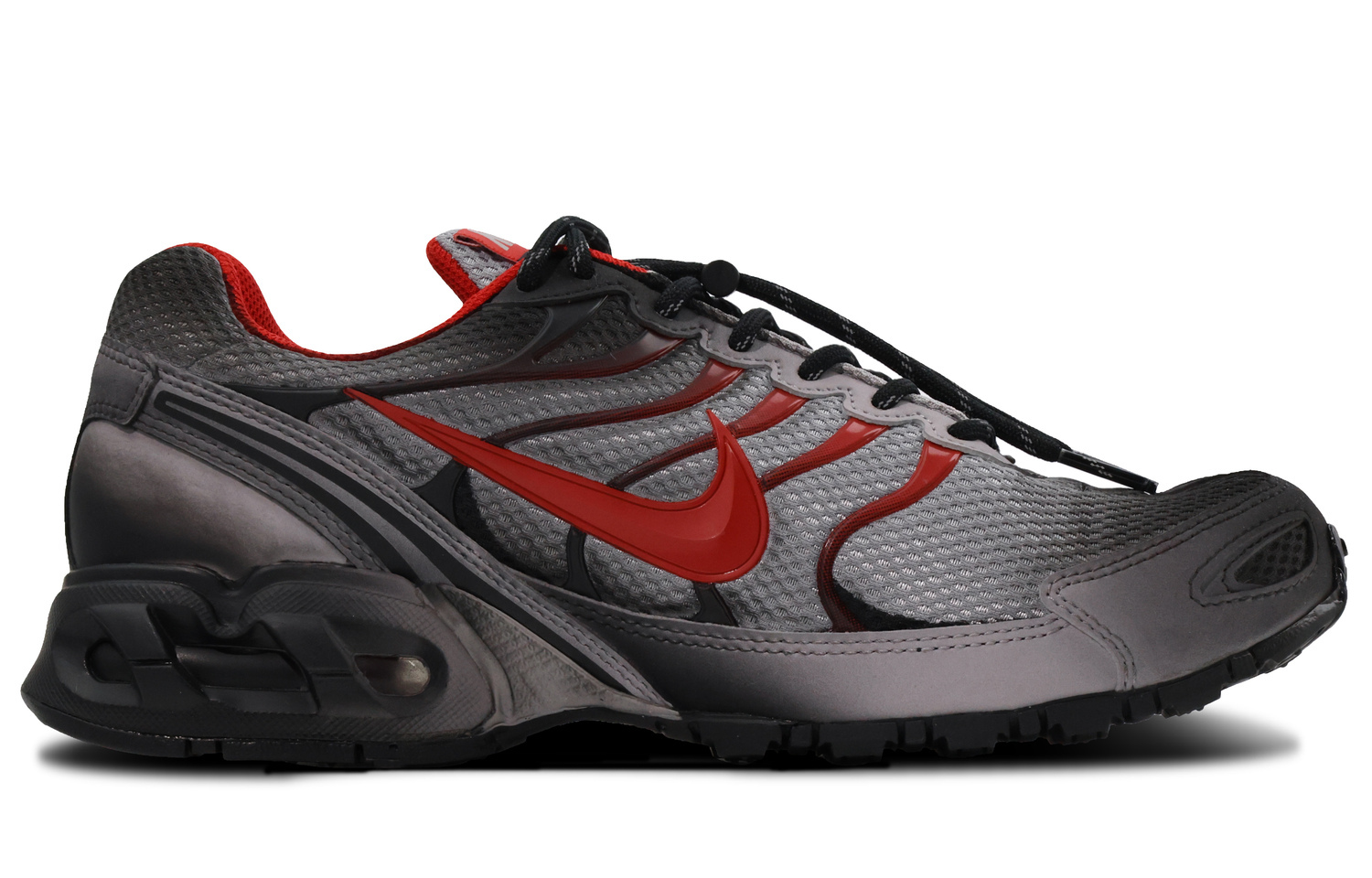 Мужские кроссовки для беска Air Max Torch 4 с амортизацией, износостойкие низкие красные Nike, черный — фото 2