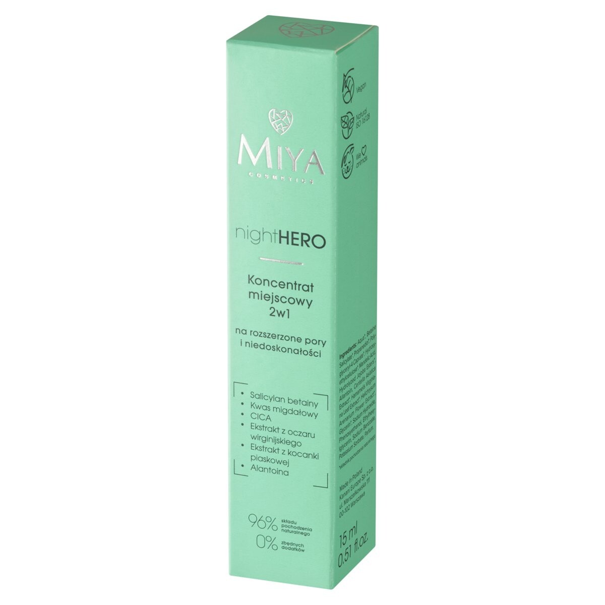 Сыворотка Miya Cosmetics — Nighthero, концентрат для местного применения 2 в , расширенные поры и дефекты, 30 мл — фото 2