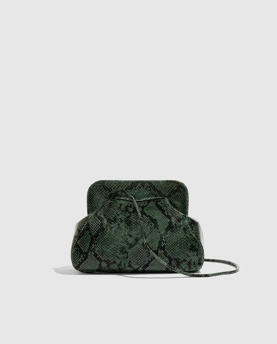 

Женская сумка через плечо из кожи питона Phialebel, зеленый