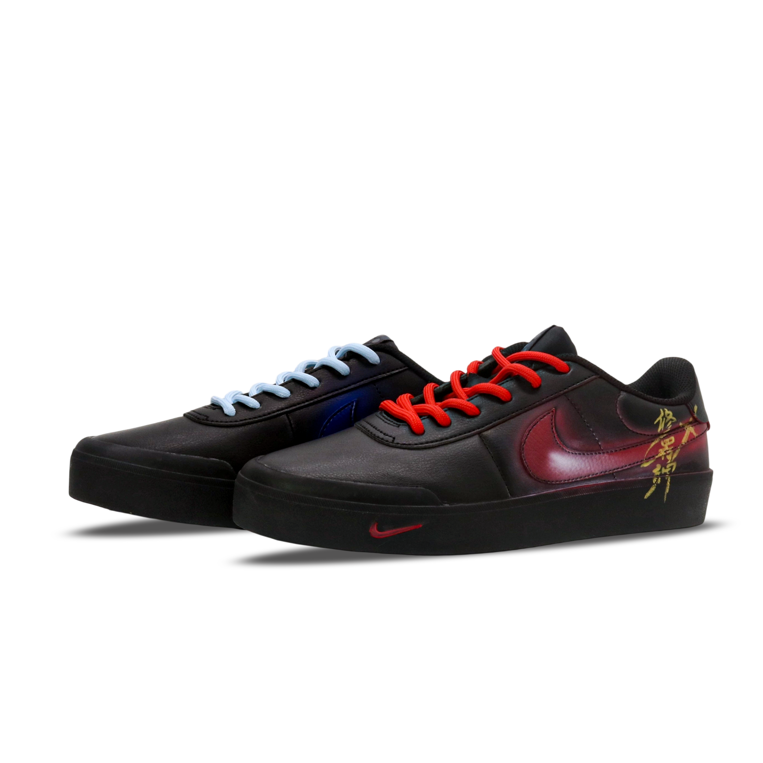 

Nike Износостойкие и легкие низкие кроссовки для скейтбординга Court Shot, мужские, красные, синие, черные