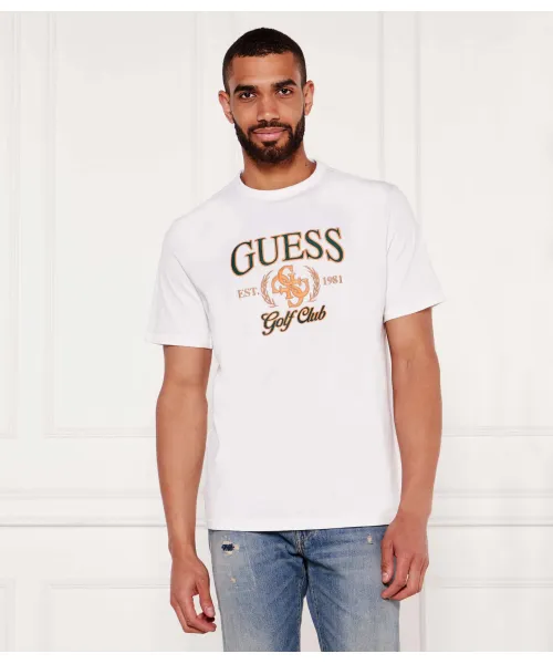 

Футболка Regular fit Guess Jeans, белый