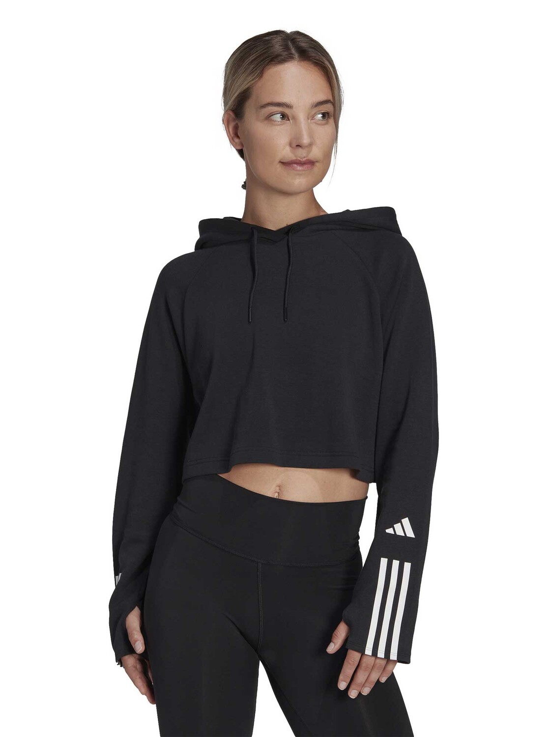

Толстовка Adidas Performance Train Essentials Train Cotton 3-Stripes, черный