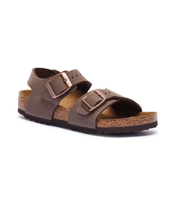 

Сандалии кожаные Birkenstock New York, коричневый