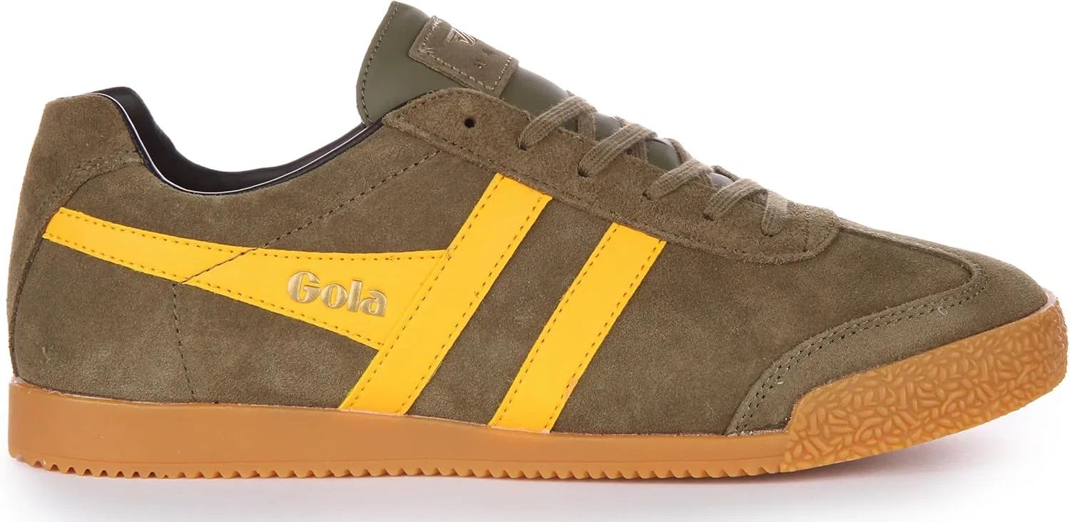 Мужские кроссовки Gola Harrier Classic, Khaki Sun Black — фото 2