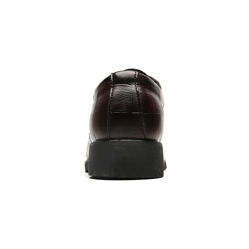 Dao Tu Sen Мужские туфли-оксфорды Trendy Era черно-коричневые низкие (7233), цвет Brown-(7233) Trendy Era — фото 3