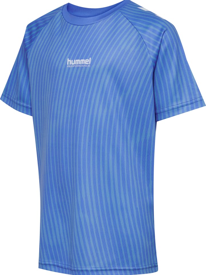 Hummel Детская футболка Hmljr Goal Football, цвет LIECHE BLUE — фото 4