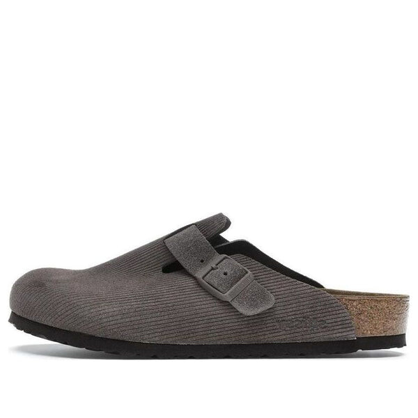 

Тапочки x stussy boston clogs 'anthracite' Birkenstock, коричневый