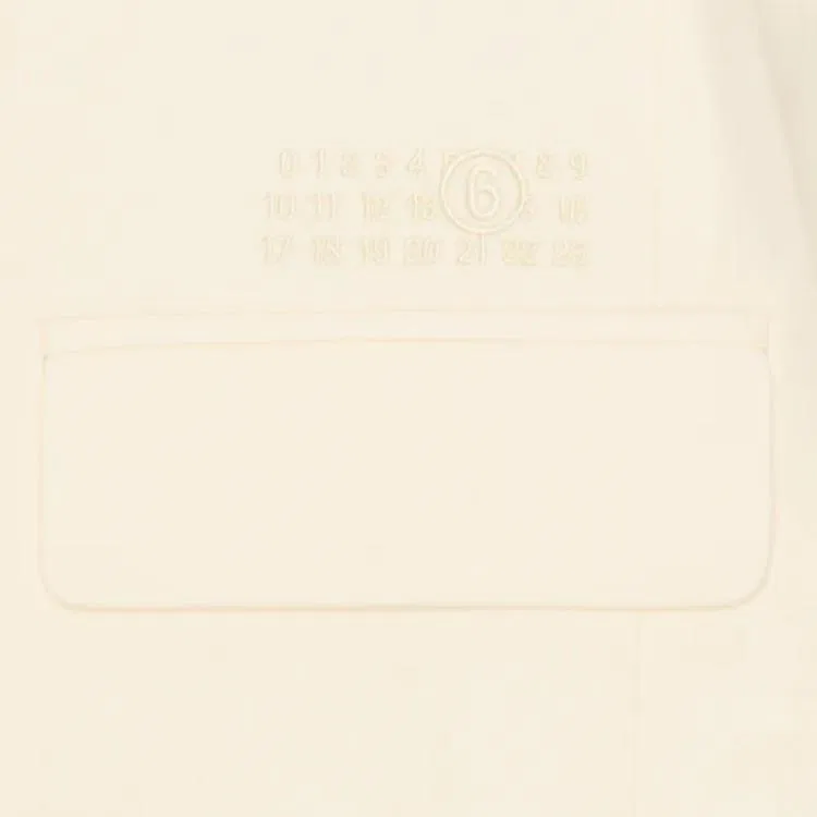 Майка MM6 Maison Margiela для детей Ivory — фото 4