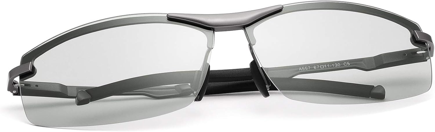 

Фотохромные солнцезащитные очки YIMI для мужчин, поляризованные, с изменяющимся фокусным расстоянием, защитные очки для дневного и ночного видения для женщин, Photochromic/Gun Frame Black Lens