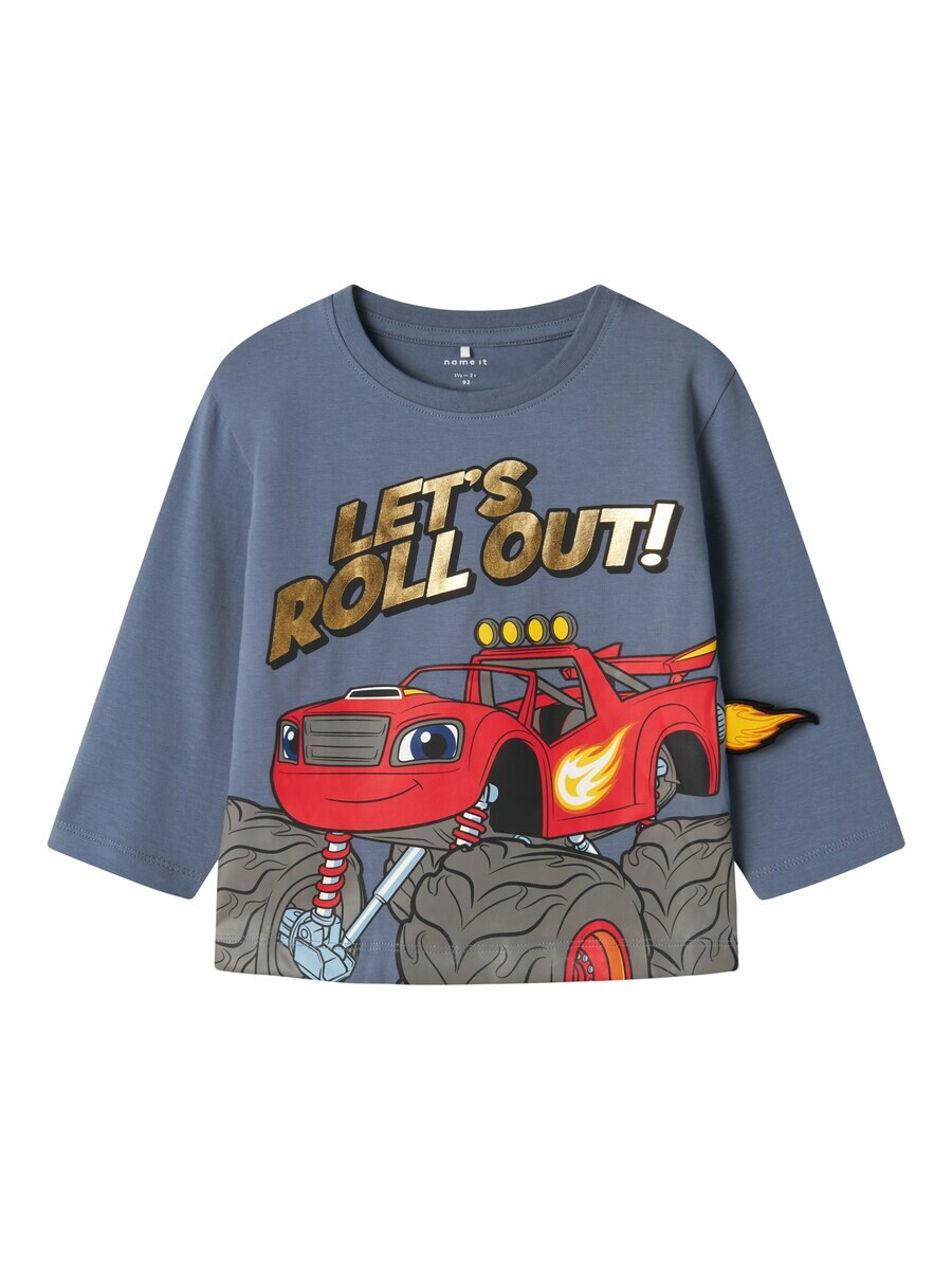 

Лонгслив NAME IT Shirt, пыльно-голубой