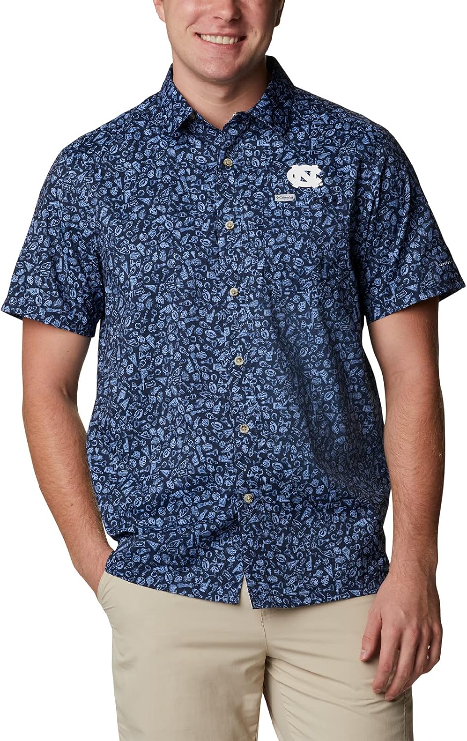 

Мужская рубашка Columbia CLG Super Slack Tide, Collegiate Navy