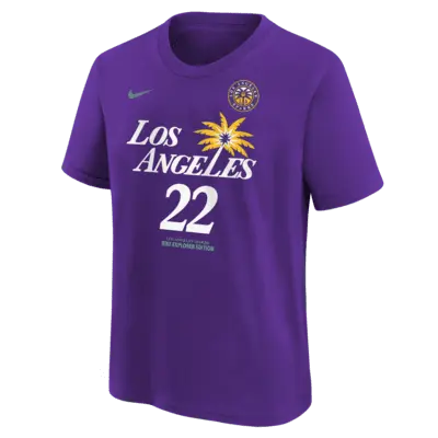 Футболка Nike Cameron Brink Los Angeles Sparks Explorer Edition, цвет Field Purple