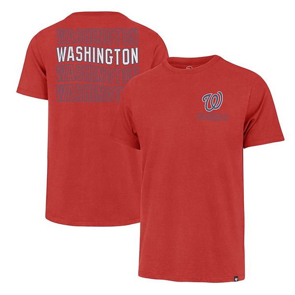 

Мужская футболка '47 red washington nationals hang back franklin Unbranded