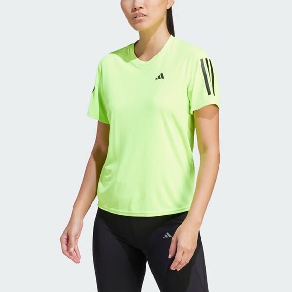 Футболка владеют футболкой для бега Adidas, розовый — фото 2