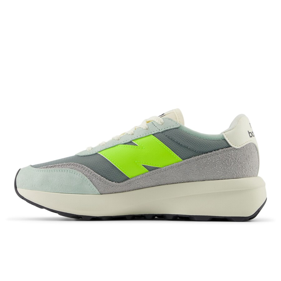Кроссовки new balance 370, цвет Mint/Neon green/Light green — фото 3