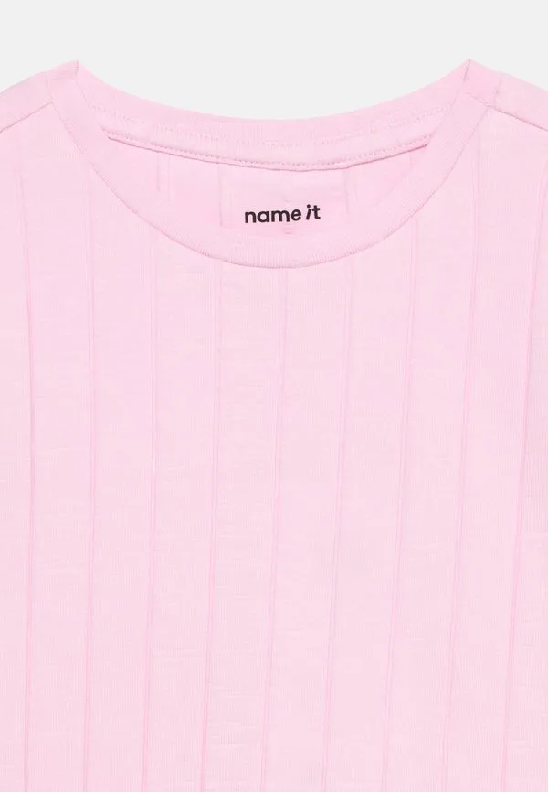 Укороченная базовая футболка nkfnoralina Name It, Light Pink — фото 4