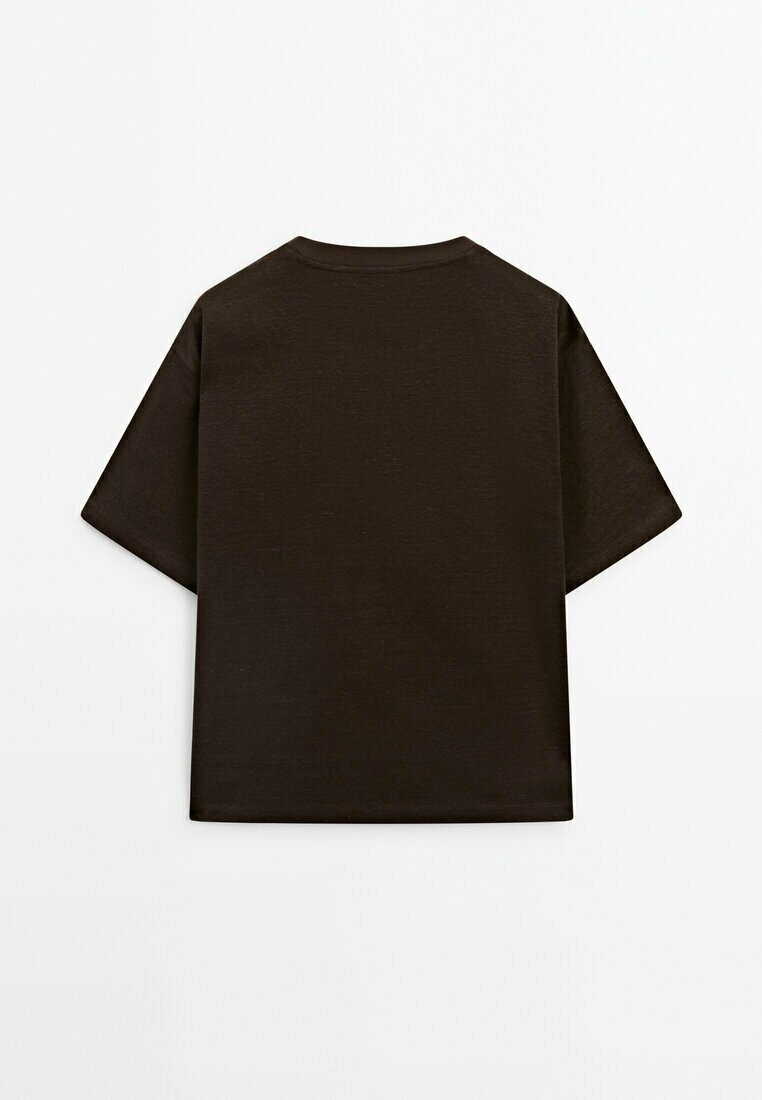 

Базовая футболка Massimo Dutti, коричневый