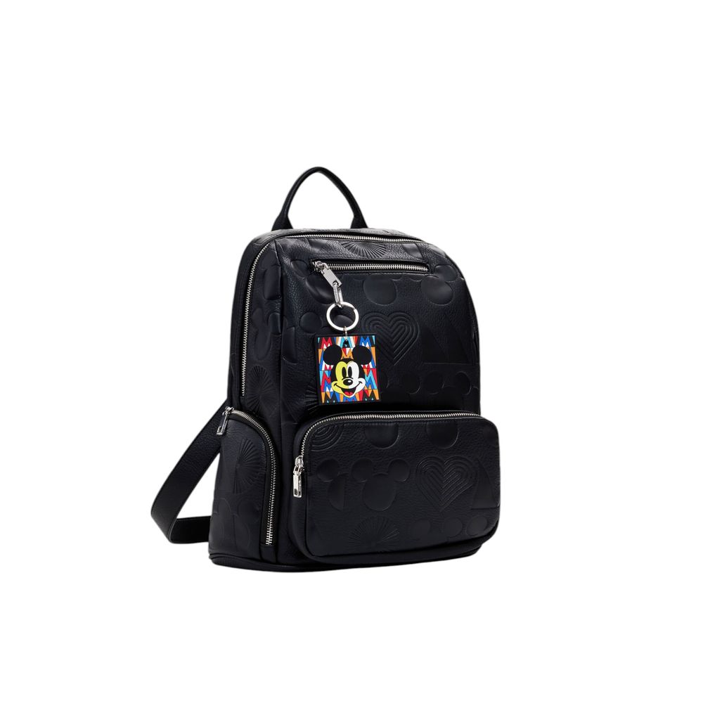 

Черный полиэтиленовый рюкзак Desigual