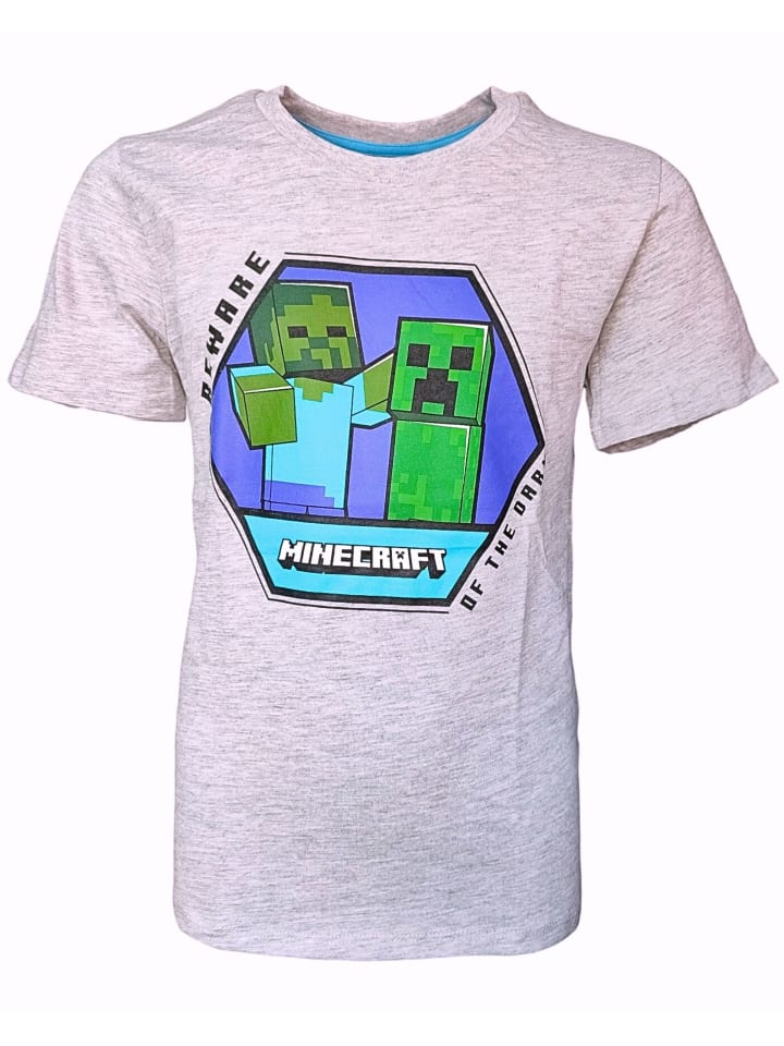 

Футболка Minecraft, серый