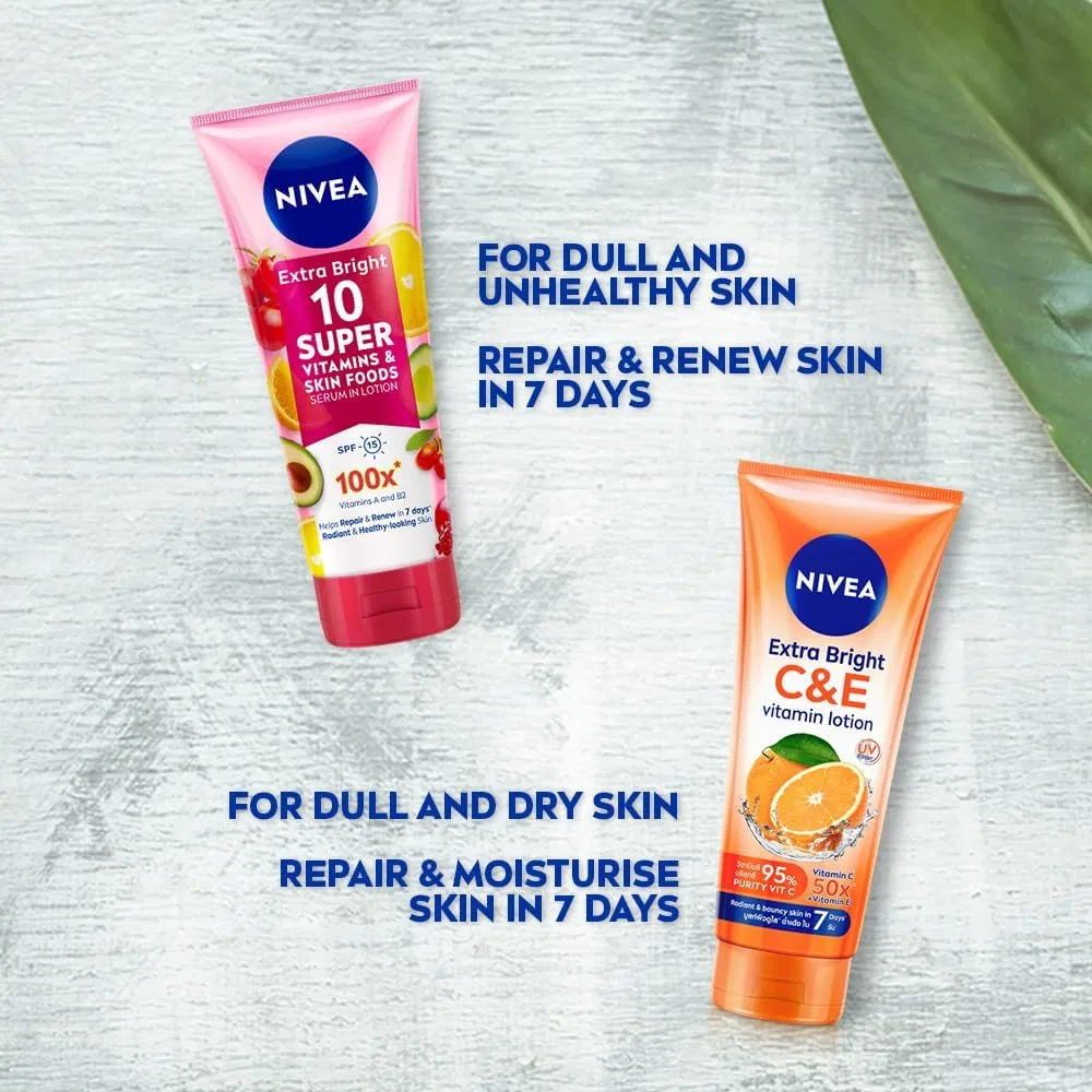Лосьон для тела отбеливающий NIVEA Extra White Repair & Protect 350 мл — фото 2