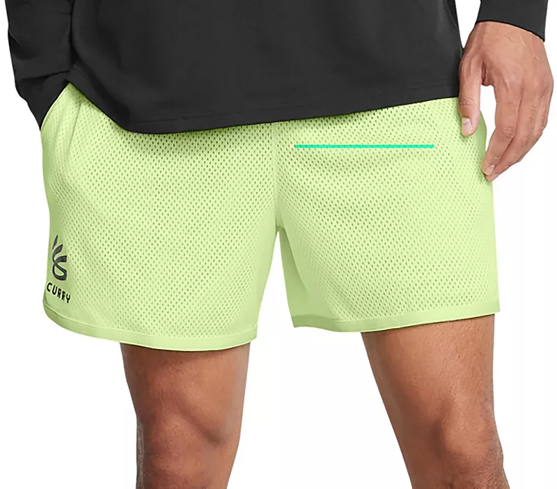 

Мужские шорты с эффектом карри Under Armour, цвет Morph Green/Black