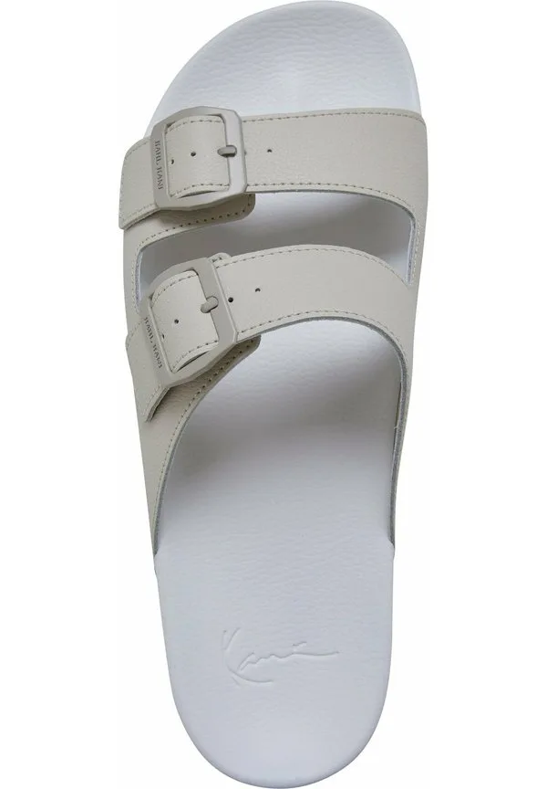 Мулы для бассейна Karl Kani, Beige White — фото 3