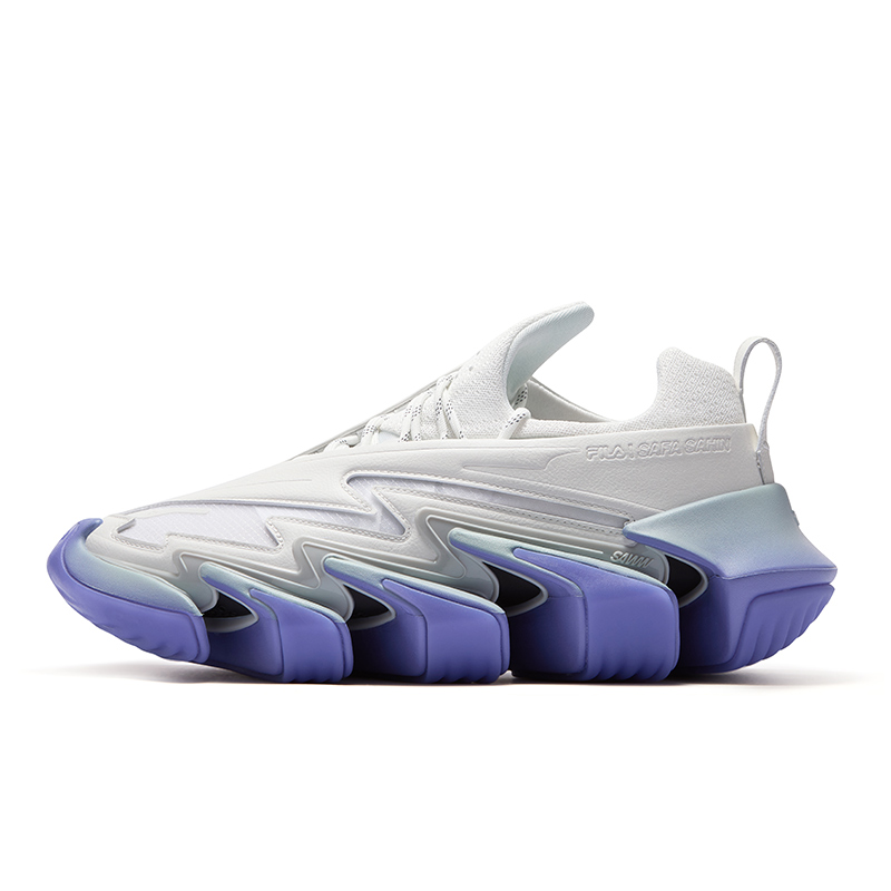 

FILA FUSION Повседневные мужские туфли SAWTOOTH Tooth, белые на белом/темно-серые