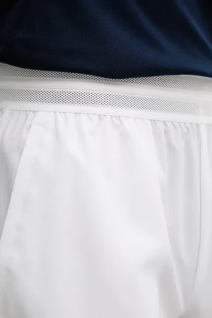 Шорты свободного кроя Lacoste, белый — фото 4