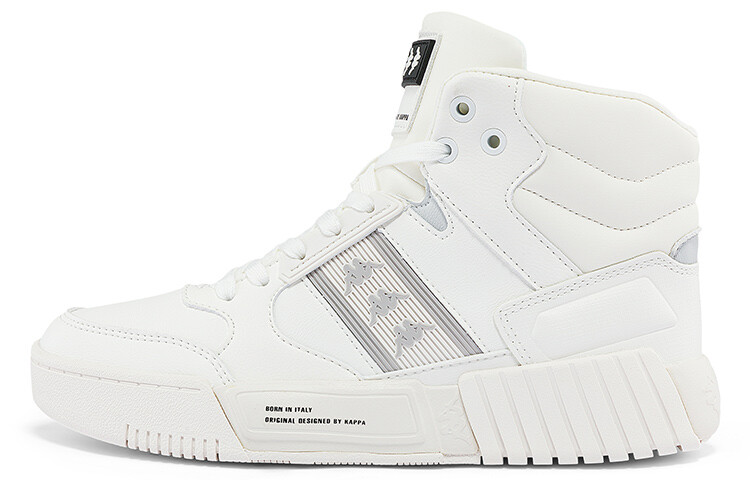 

Кроссовки Kappa Skateboard Shoes Unisex High-Top Korean White/Cool Gray-012