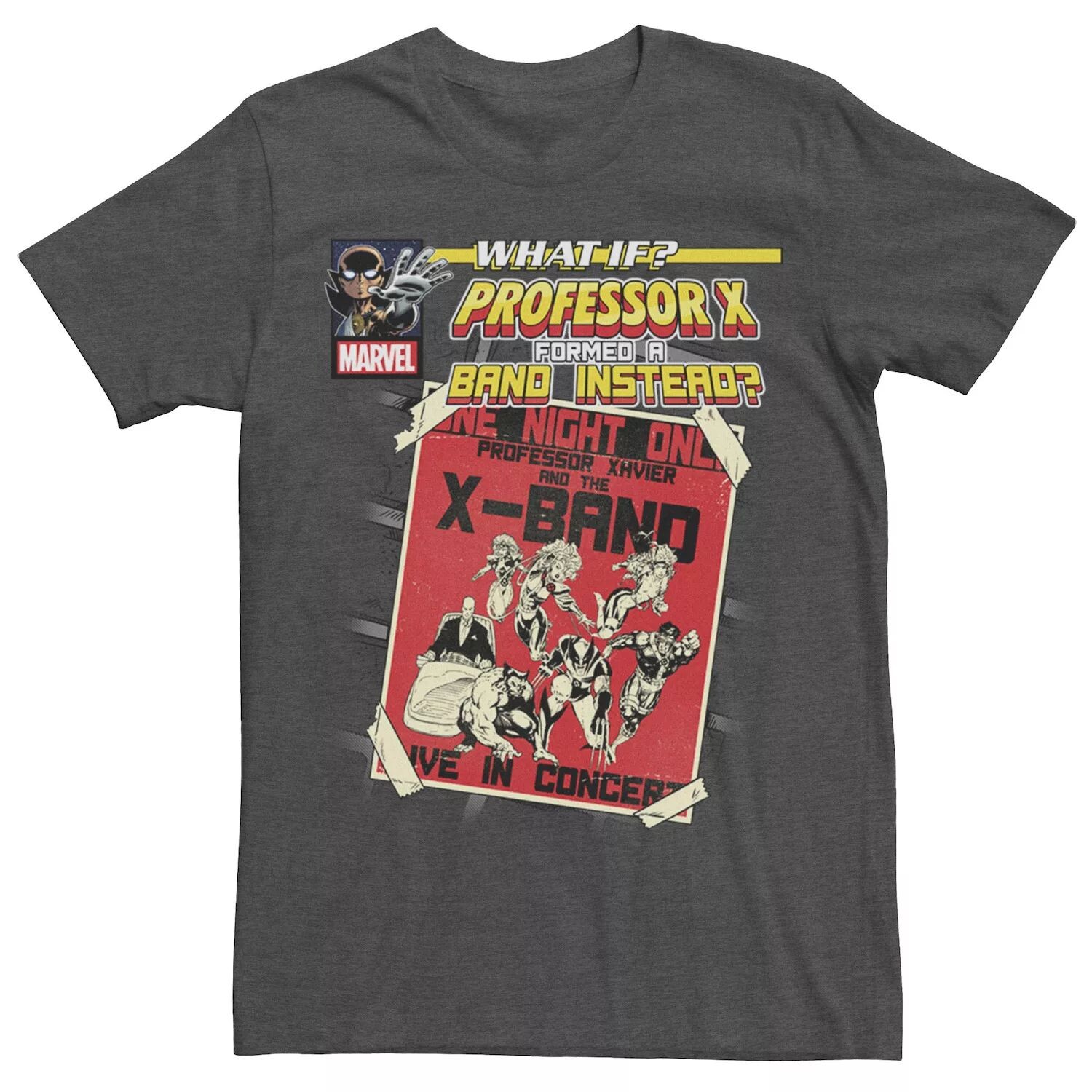 

Мужская футболка с обложкой комикса «Что, если профессор X» Marvel