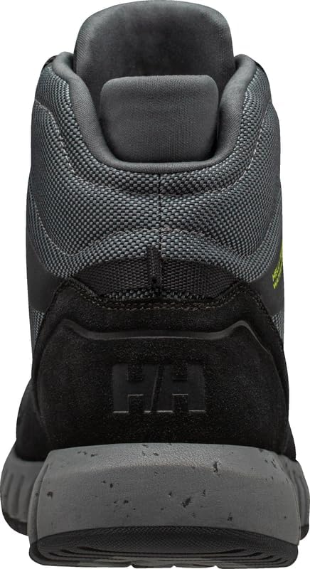 Мужские водонепроницаемые походные ботинки Helly-Hansen Monashee ULLR HELLY TECH, швы HH Seam-Shield, премиальная замша, кожа LWG, DWR без PFC, черный/угольный — фото 3